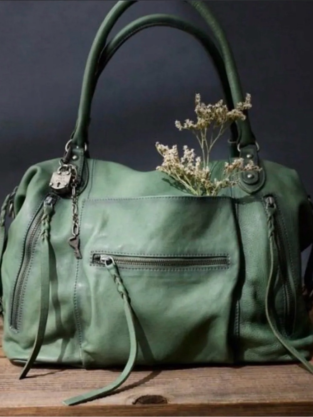 We The Free Large Emerson Tote in Secret Sage NWT SOLD OUT